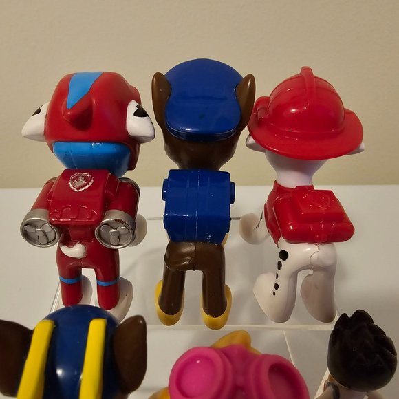Spin Master Paw Patrol Lot of 6 Mini Figures Skye Marshall Chase Ryder 2" - Picture 6 of 7